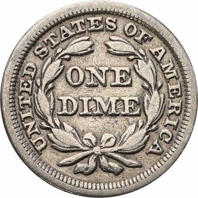 USA 10 centów 1855 st.3-