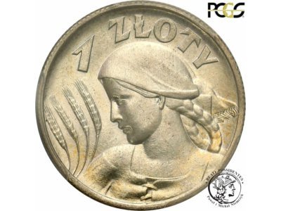 1 złoty 1925 PCGS MS62
