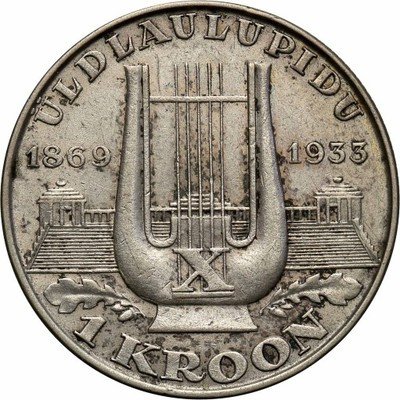 Estonia 1 Kroon 1933 Lira st.3+