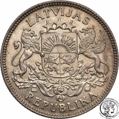 Łotwa 1 Lat 1924 st. 1 IDEALNE