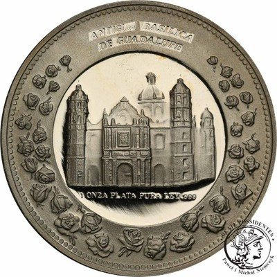 Meksyk medal 1990 Papież Św. Jan Paweł II st.L