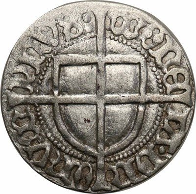 Zakon Krzyżacki szeląg 1489-1497 st.3+