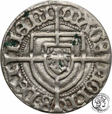 Zakon Krzyżacki szeląg 1489-1497 st.3+