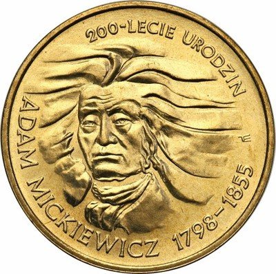 2 złote 1996 Mickiewicz st.1-
