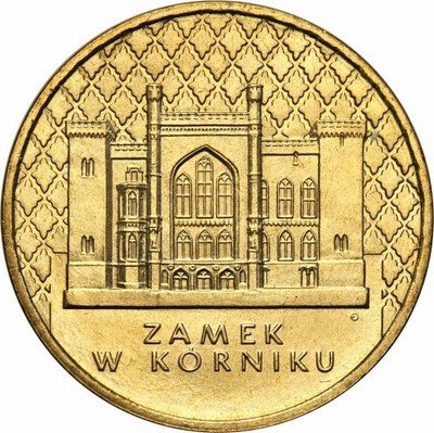 2 złote 1998 Zamek w Kórniku st.1-