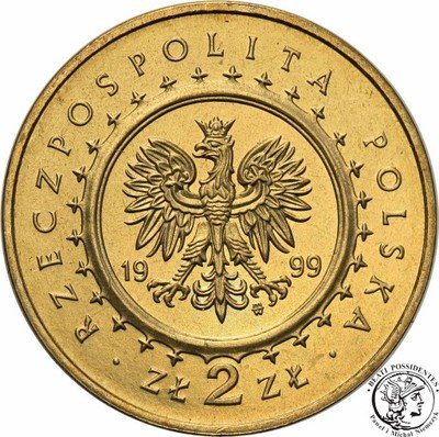 2 złote 1999 Pałac Potockich Radzyń Podlaski st.1