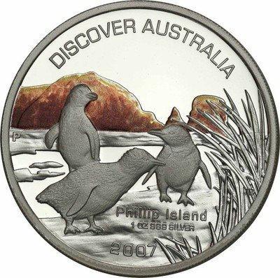 Australia 1 dolar 2007 Discover Australia st.L