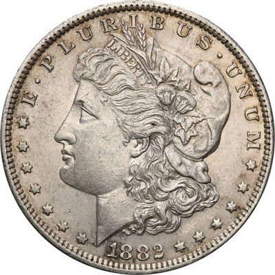USA dolar 1882 O Nowy Orlean st.2+ ŁADNE