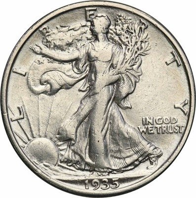 USA 1/2 dolara 1935 st. 3