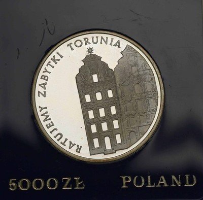 5000 złotych 1989 Zabytki Torunia st.L-