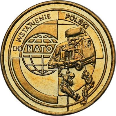 2 złote 1999 wstąpienie Polski do NATO st.1
