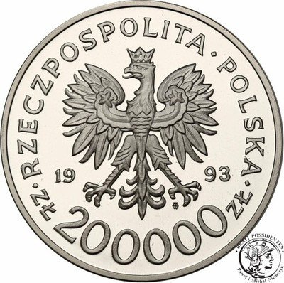 200 000 złotych 1993 Szczecin st.L
