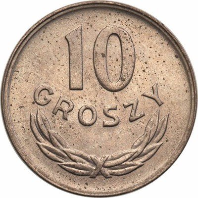 10 groszy 1949 CuNi st.1 PIĘKNE