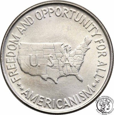 USA 1/2 dolara 1952 Washington-Carver st.1 SREBRO