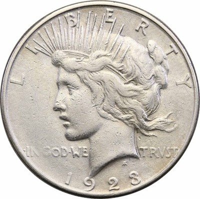 USA Peace 1 dolar 1928 S San Francisco st3+ SREBRO