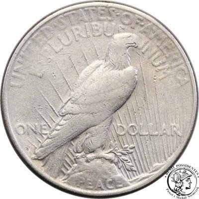 USA Peace 1 dolar 1928 S San Francisco st3+ SREBRO