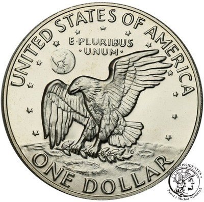 USA 1 dolar 1974 ''S'' San Francisco SREBRO st.L
