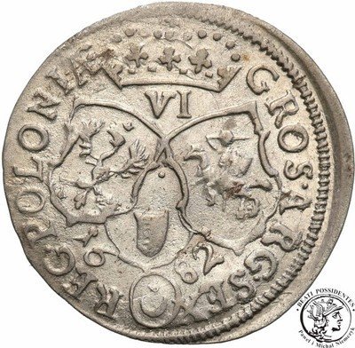 Jan III Sobieski szóstak 1682 TLB st.1-