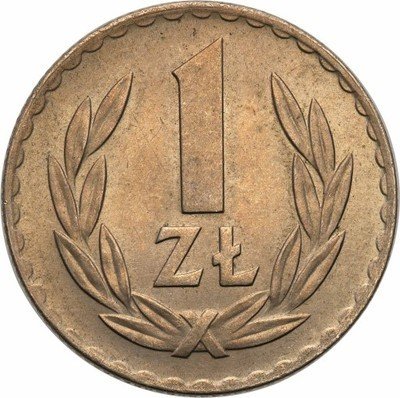 1 złoty 1949 miedzionikiel st.1