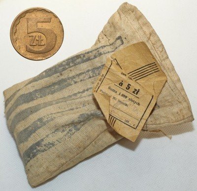 PRL worek parciak 200 x 5 złotych 1984 st.1