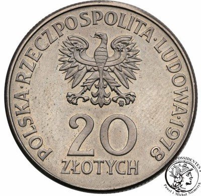 PRL destrukt 20 złotych 1988 kosmonauta płacze st1