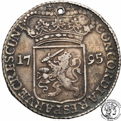 Niderlandy Zeeland silver ducat 1795