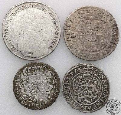 Niemcy monety srebrne lot 4 sztuk st.3