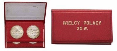 Polska Sławni Polacy medale lot 4 szt st. 1
