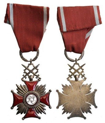 Polska Srebrny Krzyż Zasługi z Mieczami ORYGINAŁ