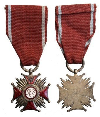 Polska Srebrny Krzyż Zasługi II RP ORYGINAŁ