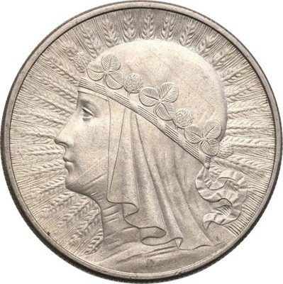 10 złotych 1932 głowa kobiety st.1 PIĘKNE