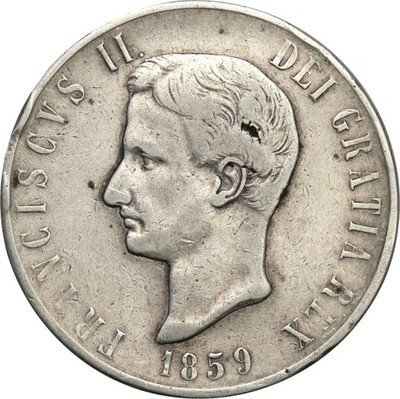 Włochy Król Napoleon i Sycylii 120 Gr 1859 st.4