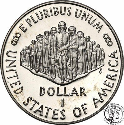 USA 1 dolar 1987 S Konstytucja st.1 SREBRO