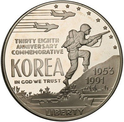USA dolar 1991 S Korea st.L