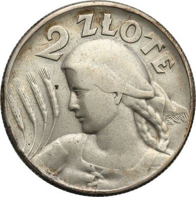 2 złote 1925. (kropka) st.3+