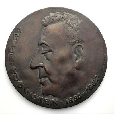 Plakieta J. Markiewicz -  Artur Rubinstein
