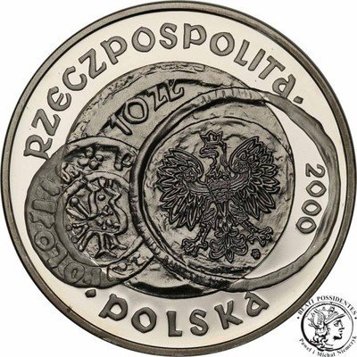 10 złotych 2000 Zjazd w Gnieźnie st.L