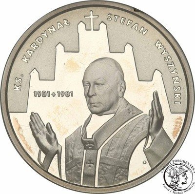 10 złotych 2001 Kardynał Wyszyński PR69