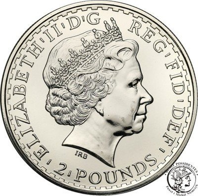 Wielka Brytania 2 funty 2007 (uncja srebra) st.1