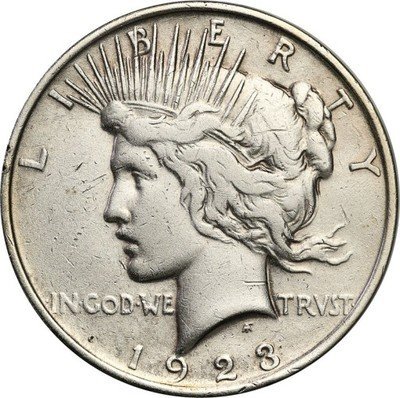 USA 1 dolar 1923 st.3+