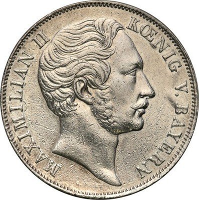 Niemcy Bawaria 2 Guldeny 1855 Marienseule st.3