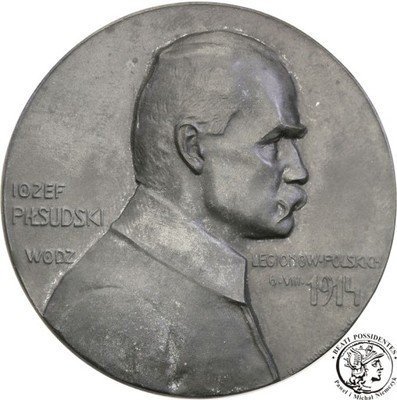 Polska medal Józef Piłsudski 1914 cynk