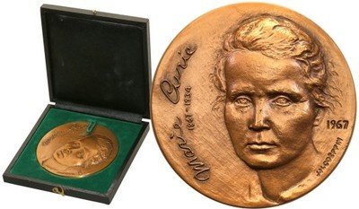 Francja medal Maria Skłodowska Curie Paryż 1967