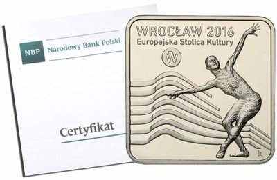 10 złotych 2016 Wrocław stolica kultury st.L