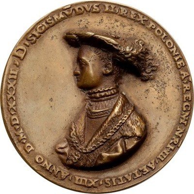Polska KOPIA medal 1532 Zygmunt II August