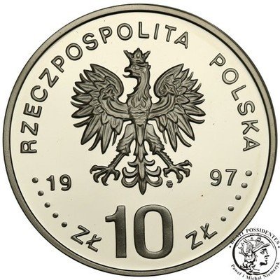 10 złotych 1997 Batory półpostać st.L RZADKIE