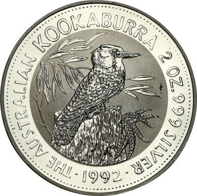 Australia 2 dolary 1992 Kookaburra st.L