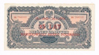 Banknot Reprint 50 złotych 1944 SPECIMEN