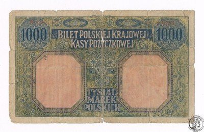 1000 marek polskich 1916
