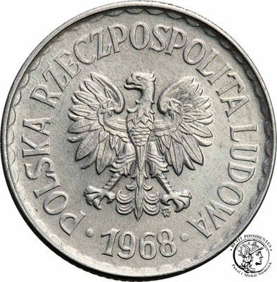 PRL 1 złoty 1968 st.1